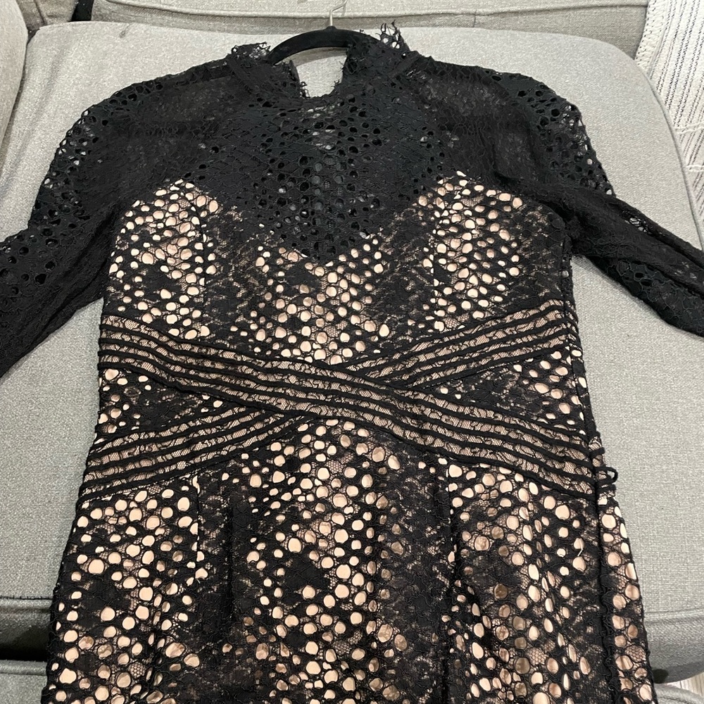 Bardot Lace black dress